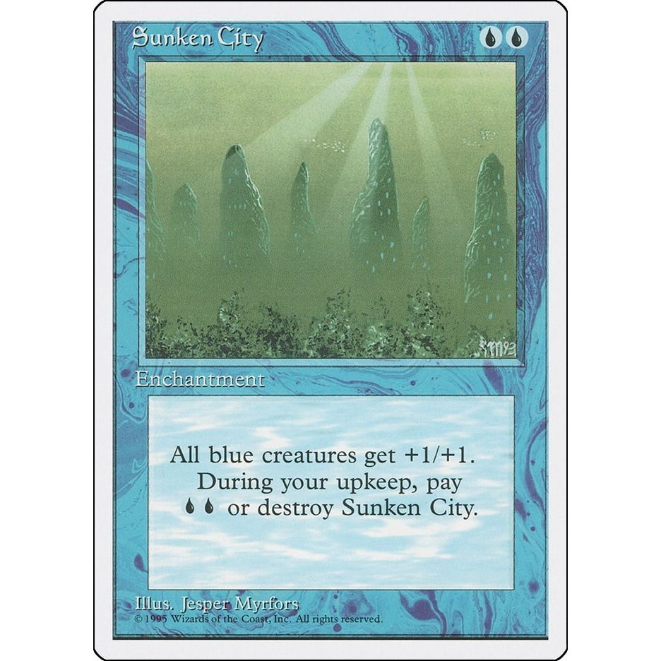 Image for Sunken City (4ED) - Magic: The Gathering