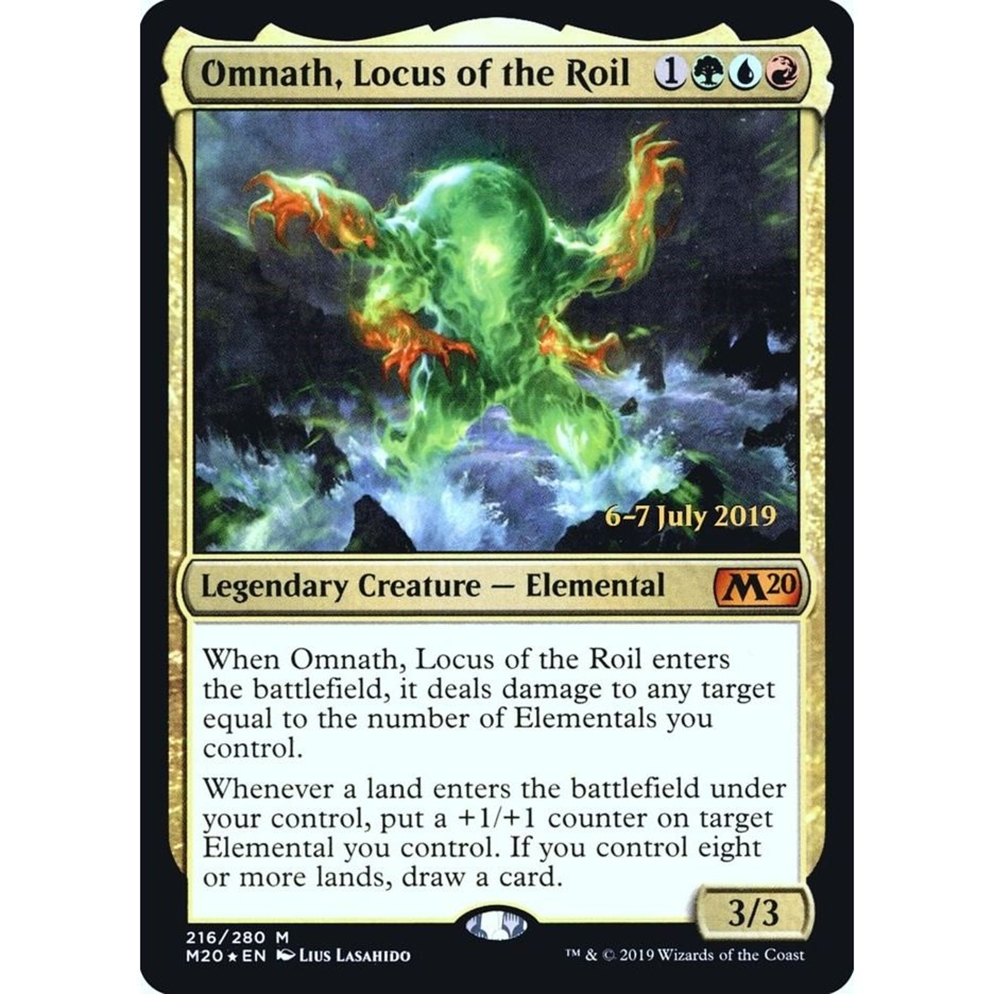 Image for Omnath, Locus of the Roil (216) (PRE) - Magic: The Gathering
