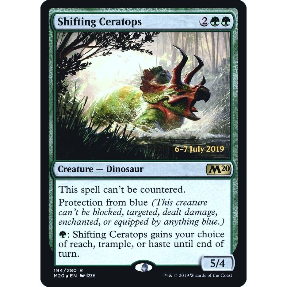 Image for Shifting Ceratops (194) (PRE) - Magic: The Gathering
