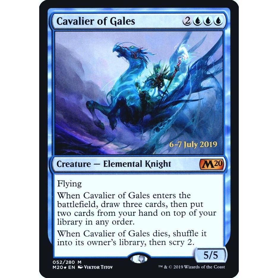 Image for Cavalier of Gales (52) (PRE) - Magic: The Gathering