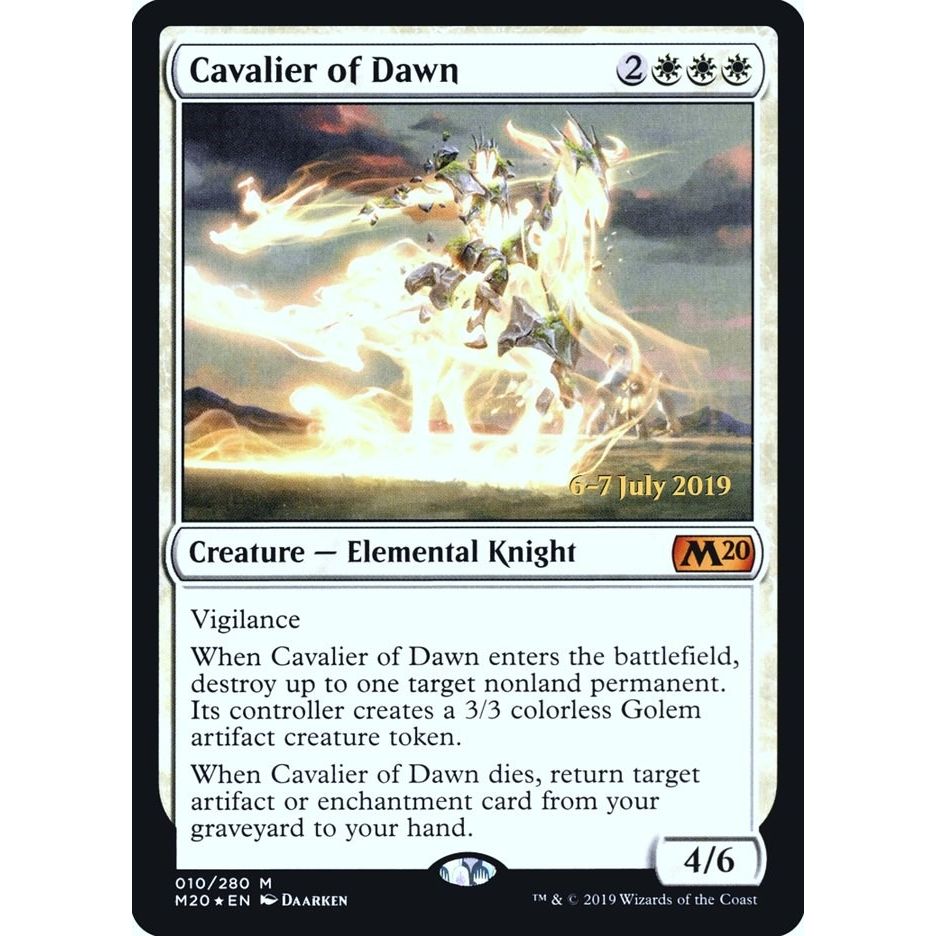Image for Cavalier of Dawn (10) (PRE) - Magic: The Gathering