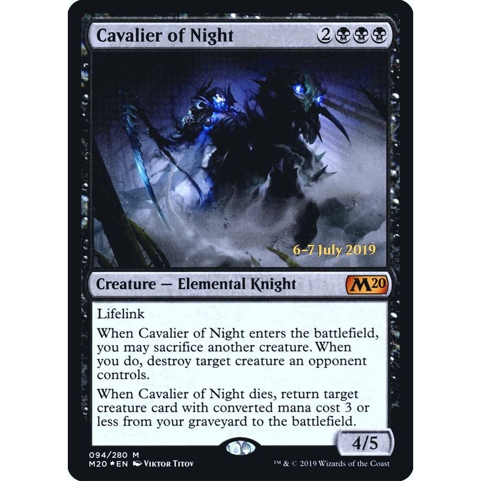 Image for Cavalier of Night (94) (PRE) - Magic: The Gathering