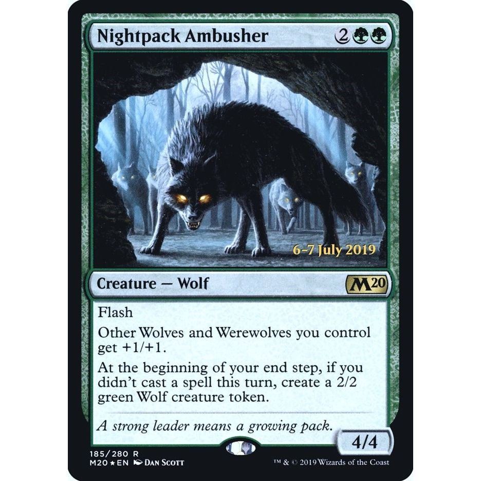 Image for Nightpack Ambusher (185) (PRE) - Magic: The Gathering
