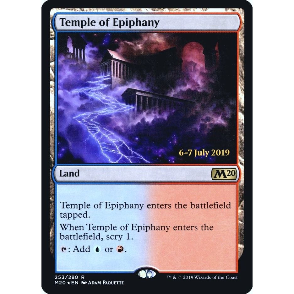 Image for Temple of Epiphany (M20) (253) (PRE) - Magic: The Gathering