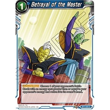 Image for Betrayal of the Master (BT7-045) (DBS-B07) - Dragon Ball Super: Masters