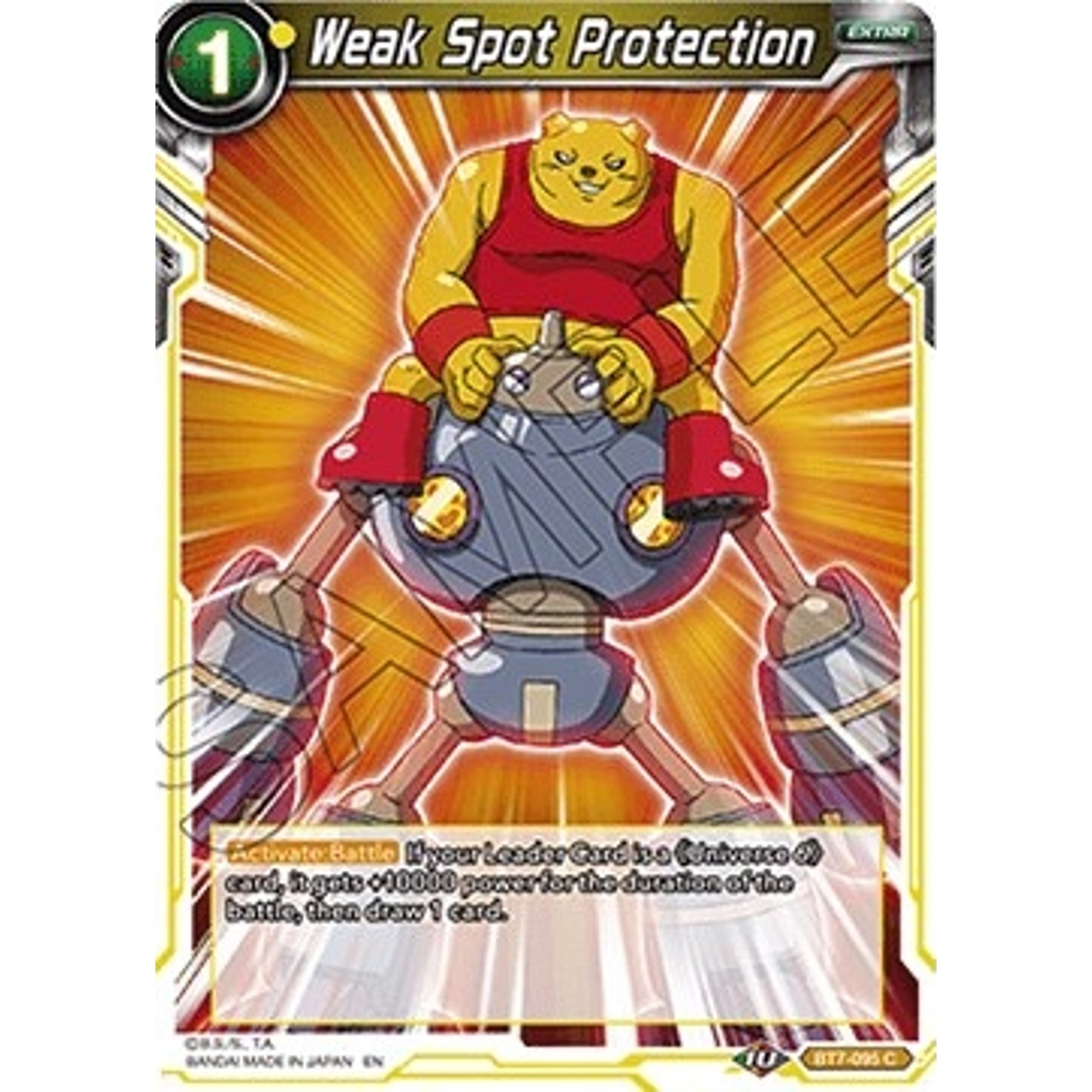 Image for Weak Spot Protection (BT7-095) (DBS-B07) - Dragon Ball Super: Masters