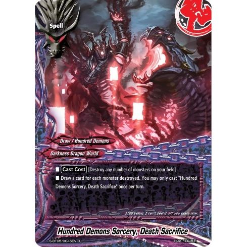 Image for Hundred Demons Sorcery, Death Sacrifice (S-BT05/0046EN) (S-BT05) - Future Card BuddyFight