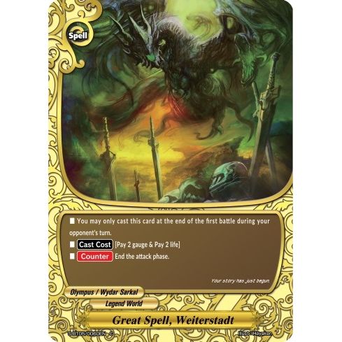 Image for Great Spell, Weiterstadt (S-BT05/0060EN) (S-BT05) - Future Card BuddyFight