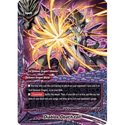 Image for Diablos Death-toll (S-BT05/0065EN) (S-BT05) - Future Card BuddyFight