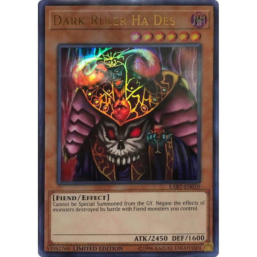 Image for Dark Ruler Ha Des (LART-EN010) (LART) - YuGiOh
