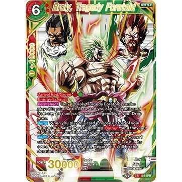 Image for Broly, Tragedy Foretold (SPR) (BT7-115) (DBS-B07) - Dragon Ball Super: Masters