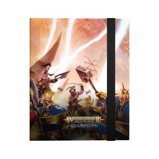 Image for Binder - 18-Pocket Side-Loading FlexXfolio - Warhammer Age of Sigmar: Champions - Chaos vs. Order - Storage Albums