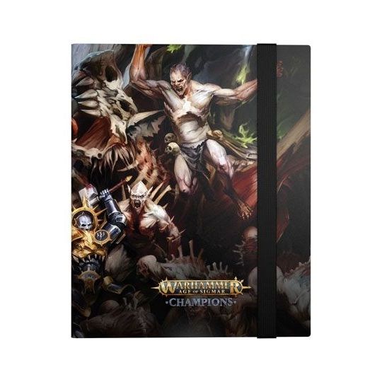 Image for Binder - 18-Pocket Side-Loading FlexXfolio - Warhammer Age of Sigmar: Champions - Order vs. Death - Storage Albums