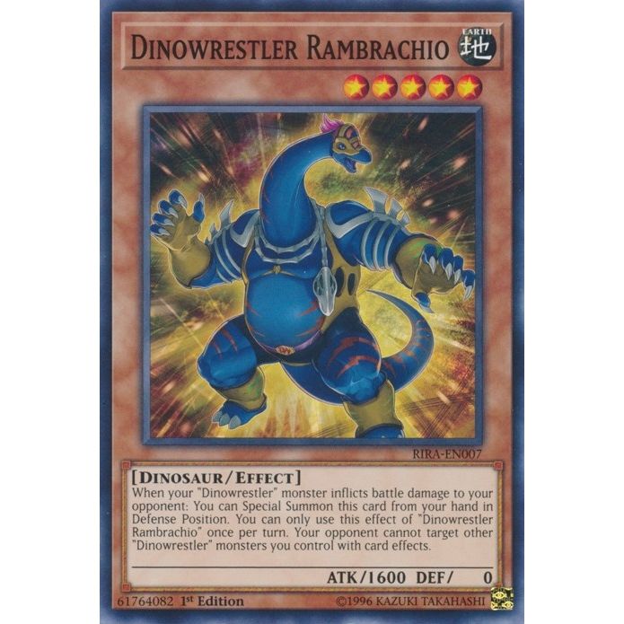 Image for Dinowrestler Rambrachio (RIRA-EN007) (RIRA) - YuGiOh