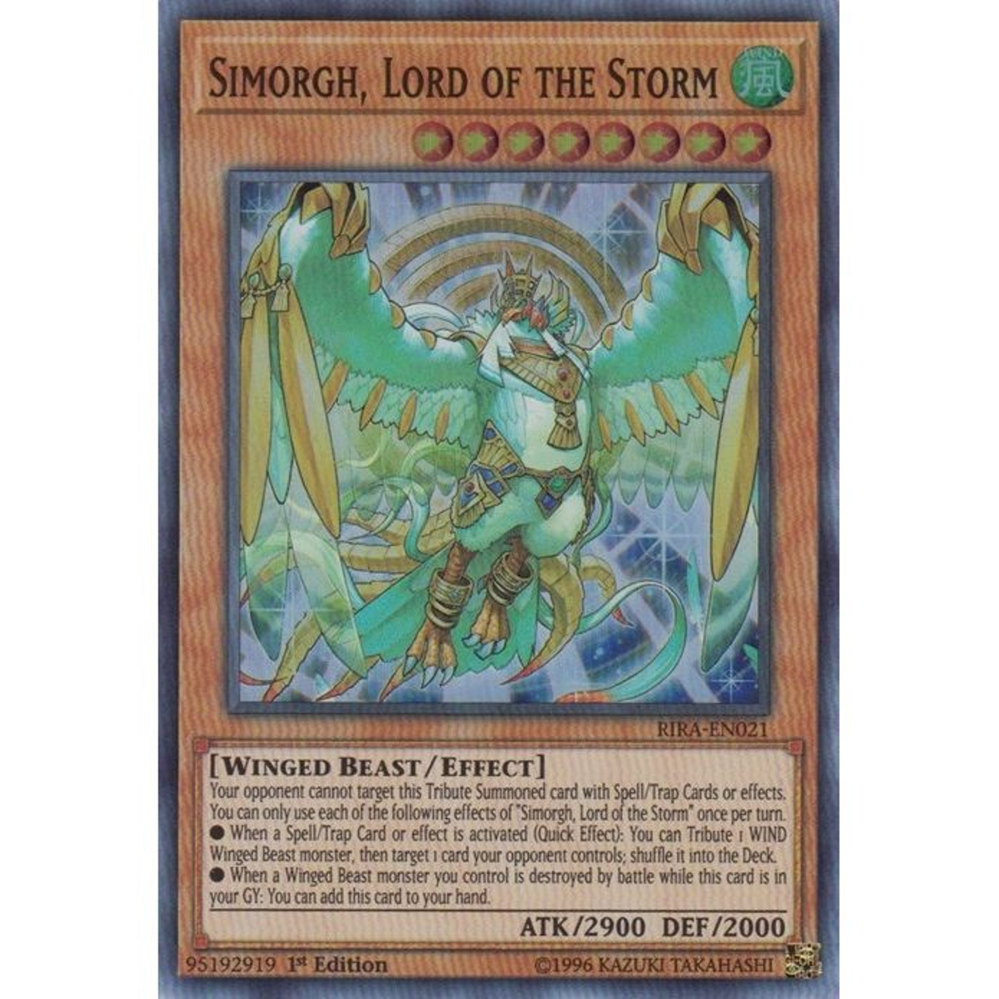 Image for Simorgh, Lord of the Storm (RIRA-EN021) (RIRA) - YuGiOh