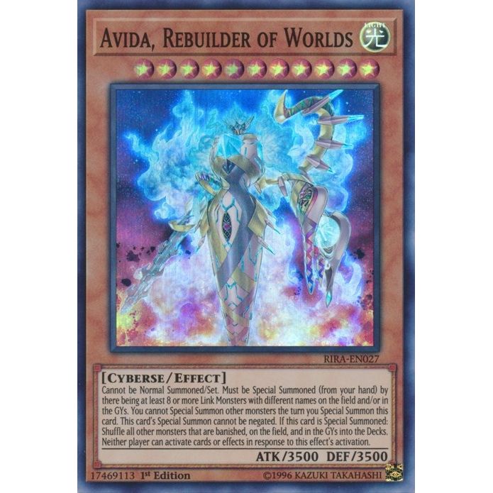 Image for Avida, Rebuilder of Worlds (RIRA-EN027) (RIRA) - YuGiOh