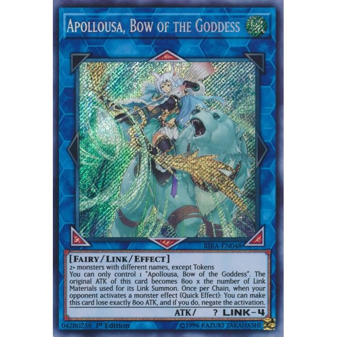 Image for Apollousa, Bow of the Goddess (RIRA-EN048) (RIRA) - YuGiOh