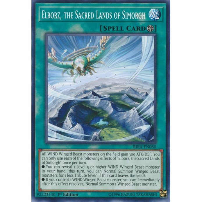 Image for Elborz, the Sacred Lands of Simorgh (RIRA-EN060) (RIRA) - YuGiOh