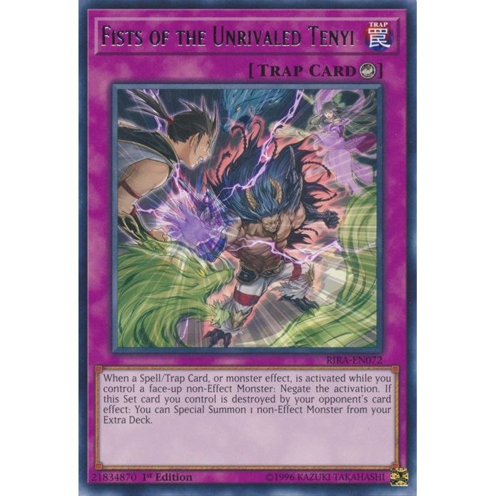 Image for Fists of the Unrivaled Tenyi (RIRA-EN072) (RIRA) - YuGiOh