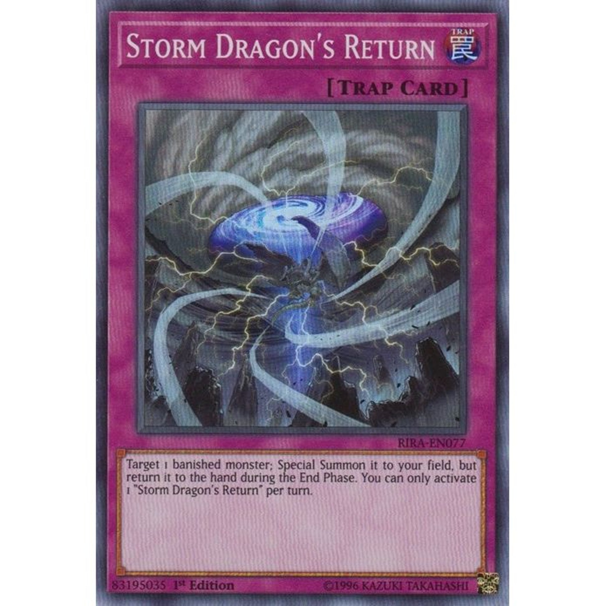 Image for Storm Dragon's Return (RIRA-EN077) (RIRA) - YuGiOh