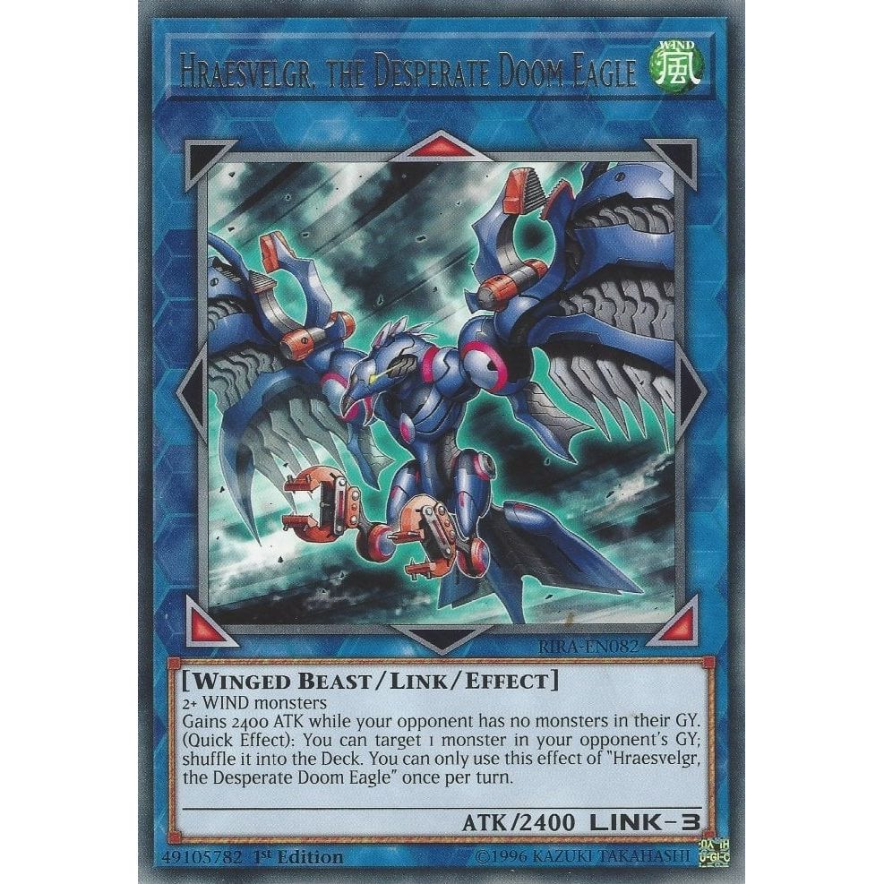 Image for Hraesvelgr, the Desperate Doom Eagle (RIRA-EN082) (RIRA) - YuGiOh