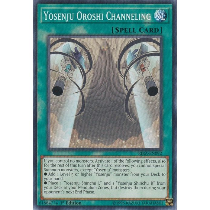 Image for Yosenju Oroshi Channeling (RIRA-EN092) (RIRA) - YuGiOh