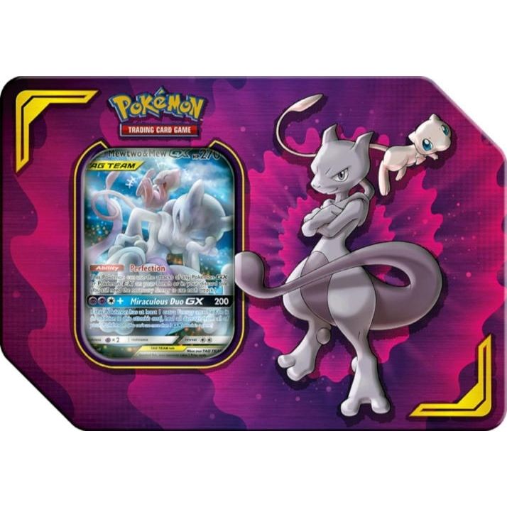 Image for Power Partnership Tin [Mewtwo & Mew GX] - Pokemon