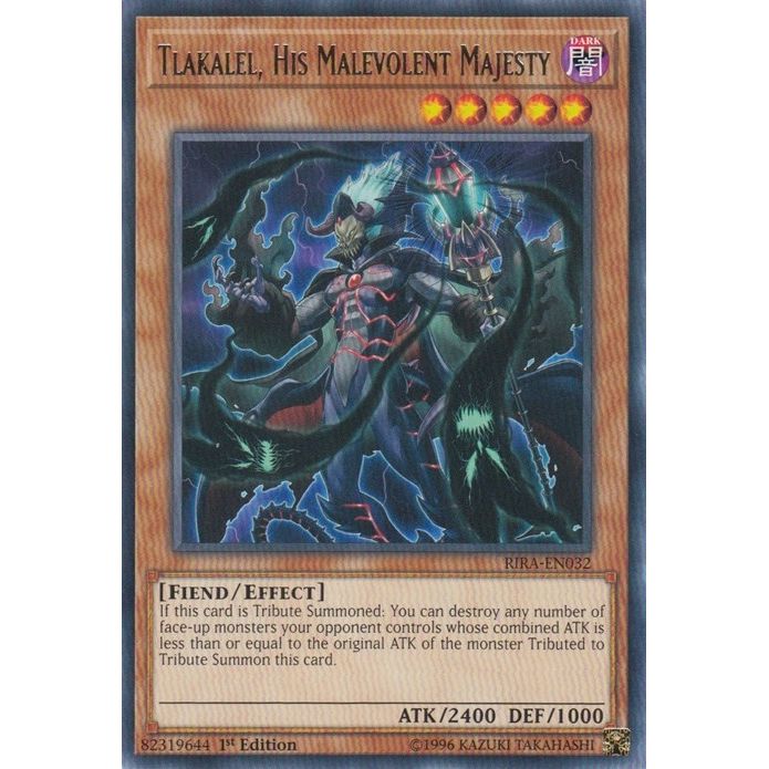 Image for Tlakalel, His Malevolent Majesty (RIRA-ENSP1) (RIRA-ENSP1) (RIRA) - YuGiOh