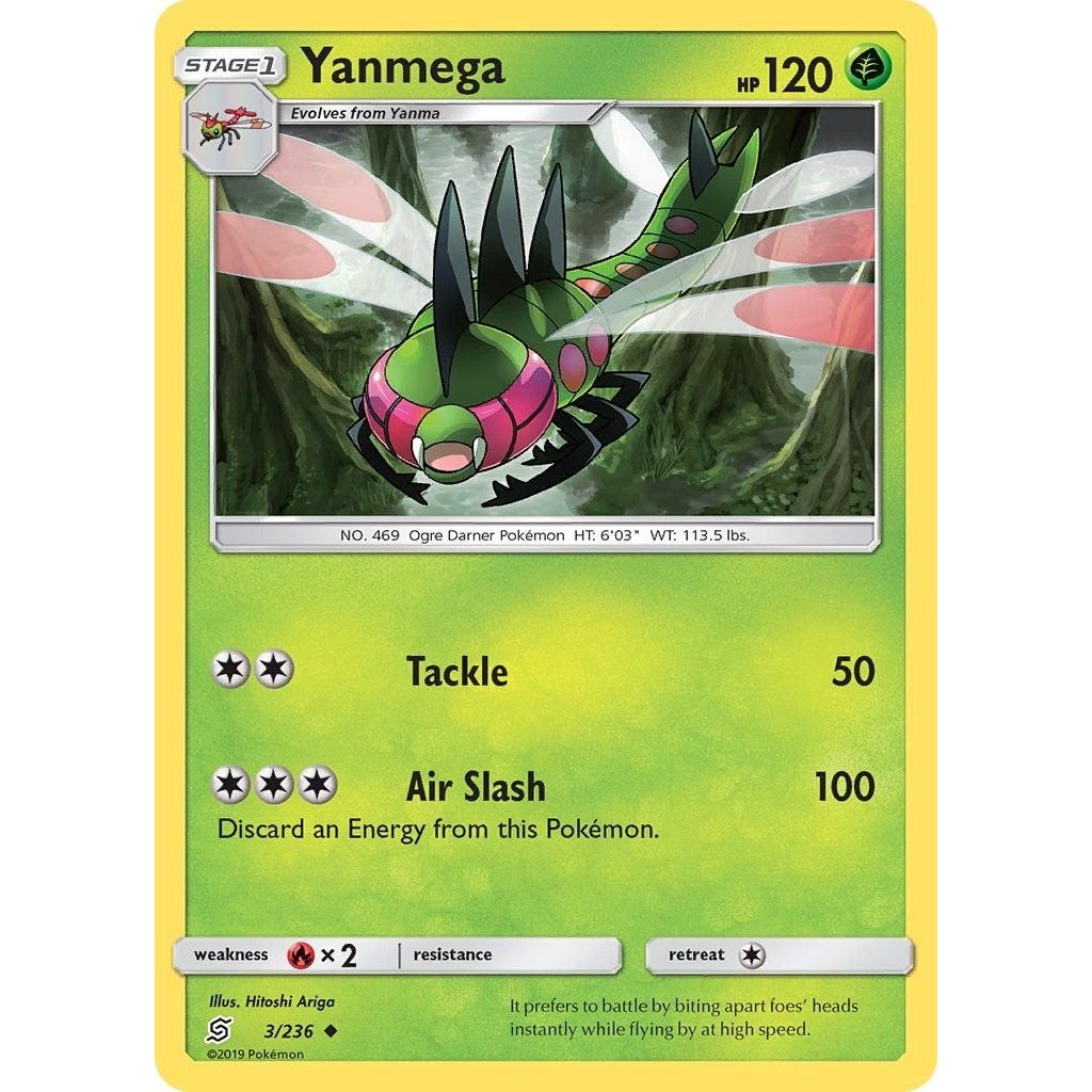 Image for Yanmega (3/236) (SM11) - Pokemon