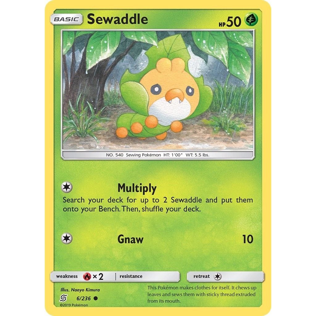 Image for Sewaddle (6) (6/236) (SM11) - Pokemon