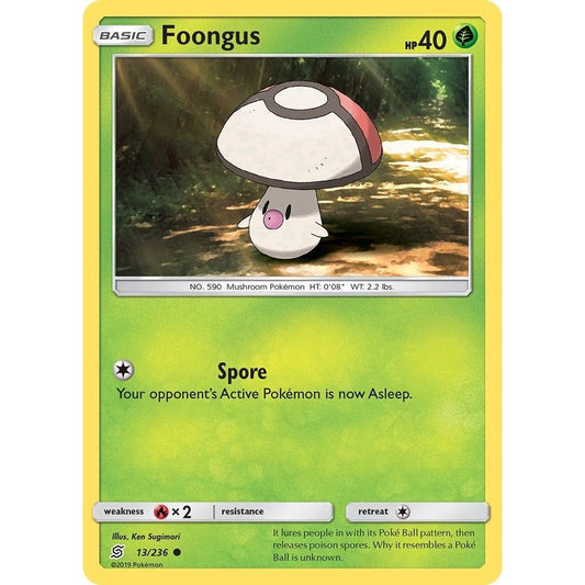 Image for Foongus (13/236) (SM11) - Pokemon