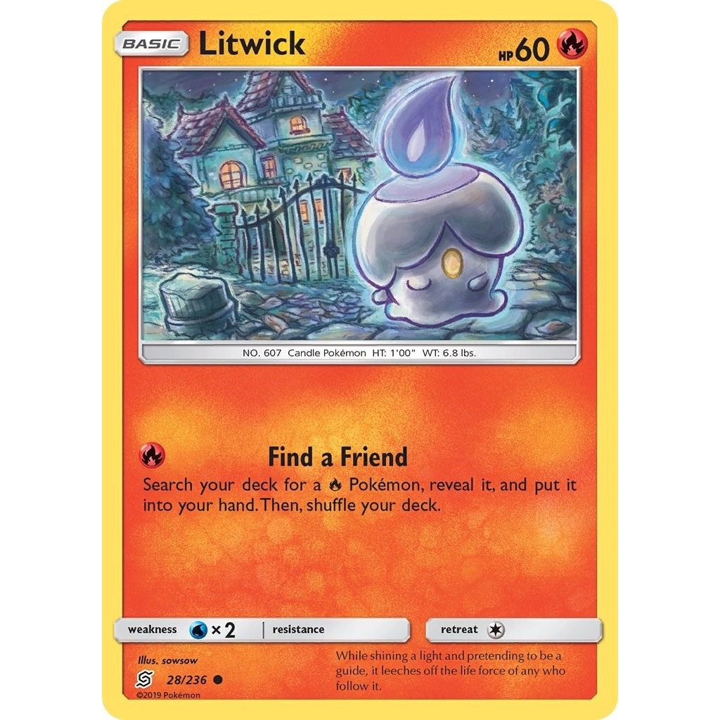 Image for Litwick (28) (28/236) (SM11) - Pokemon