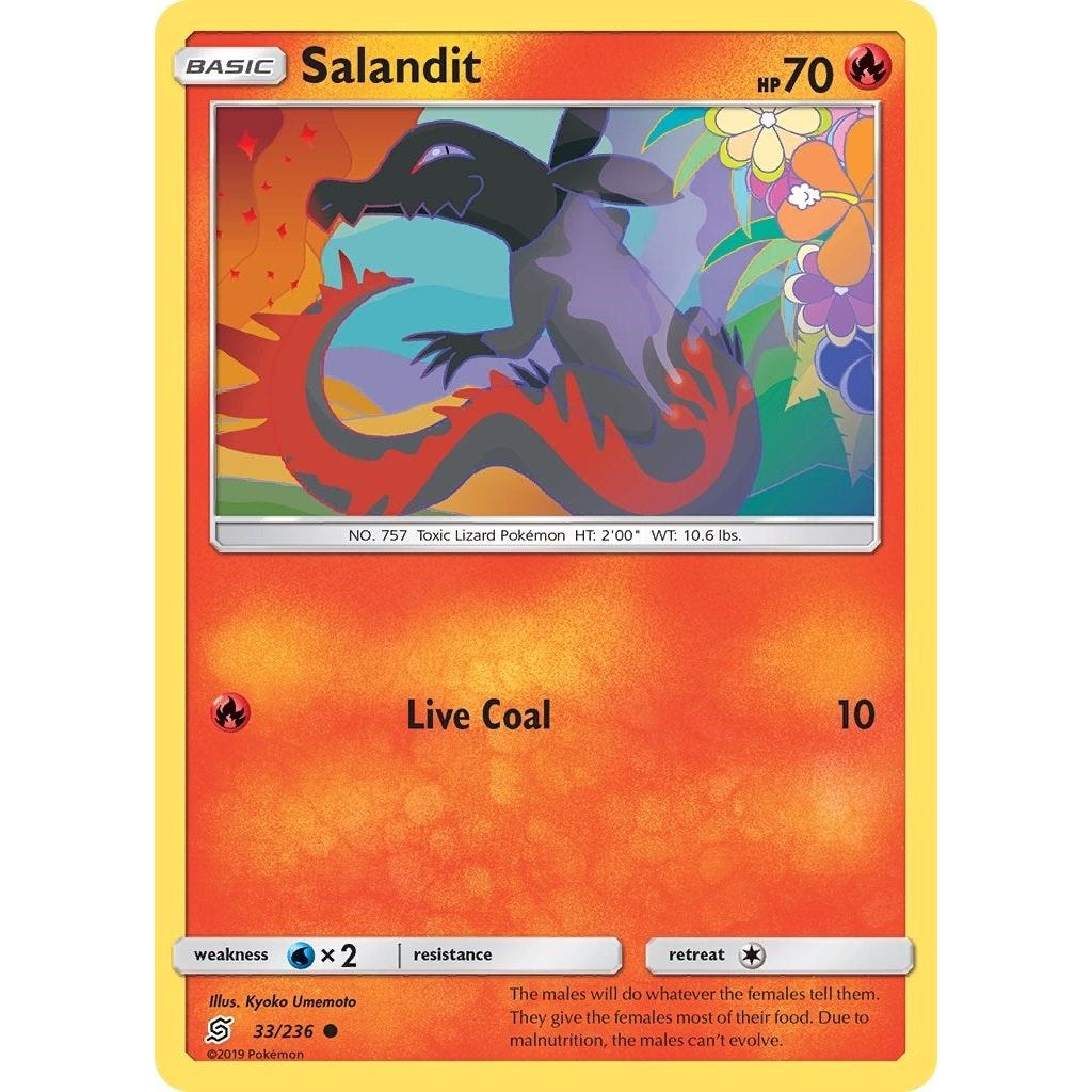 Image for Salandit (33) (33/236) (SM11) - Pokemon