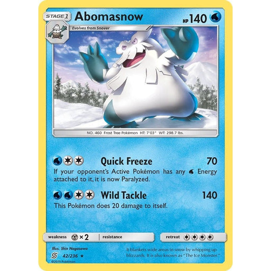 Image for Abomasnow (42/236) (SM11) - Pokemon