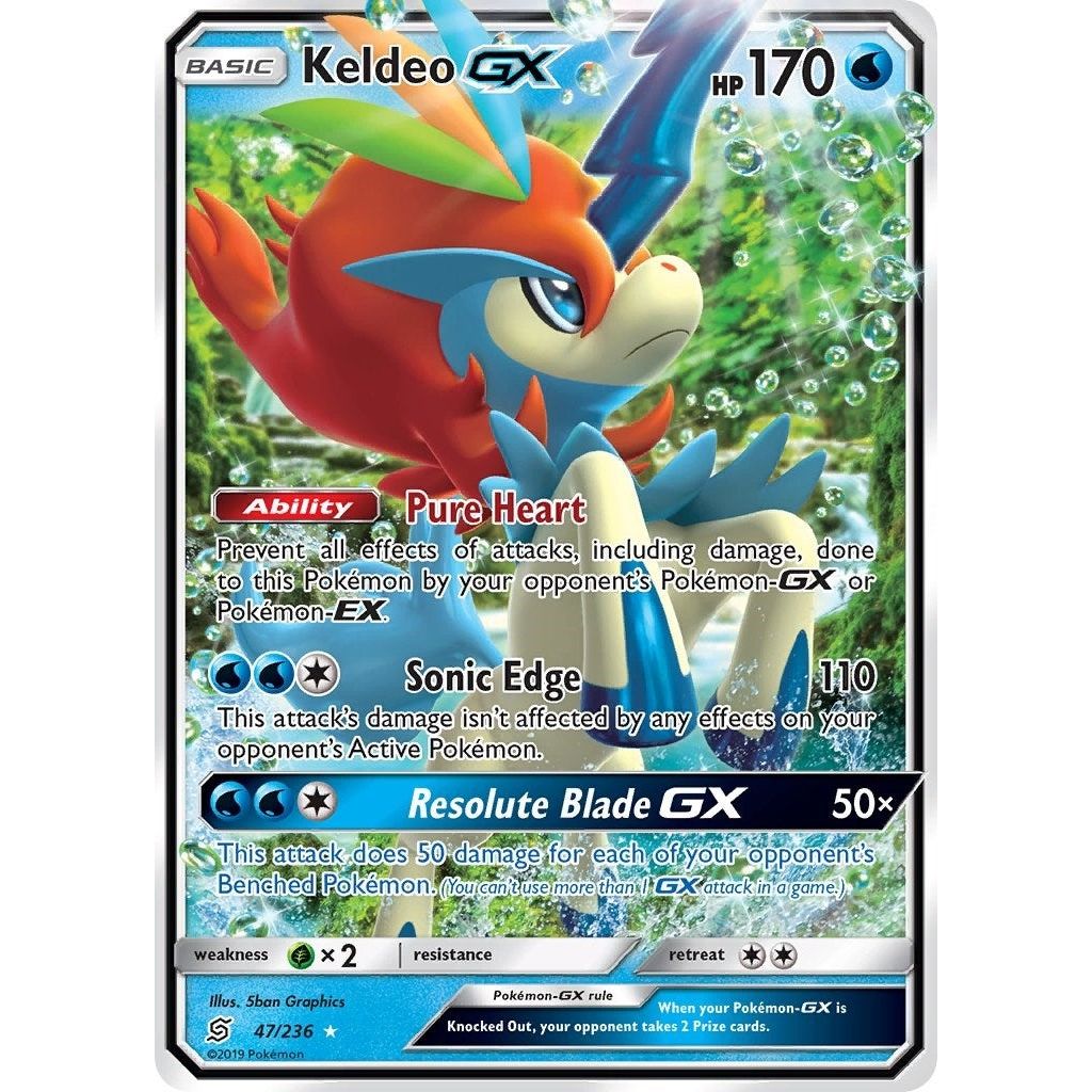 Image for Keldeo GX (47/236) (SM11) - Pokemon