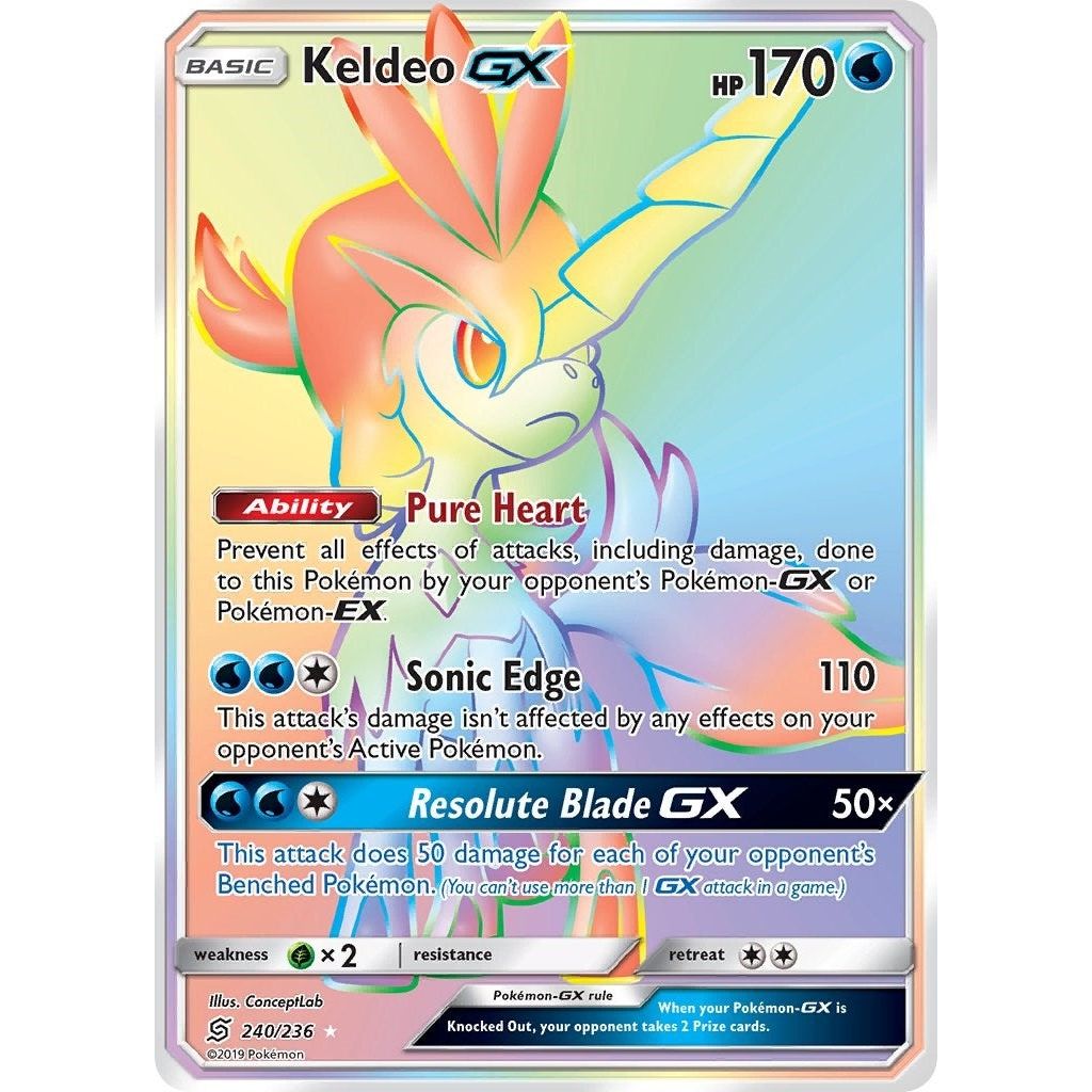 Image for Keldeo GX (Secret) (240/236) (SM11) - Pokemon