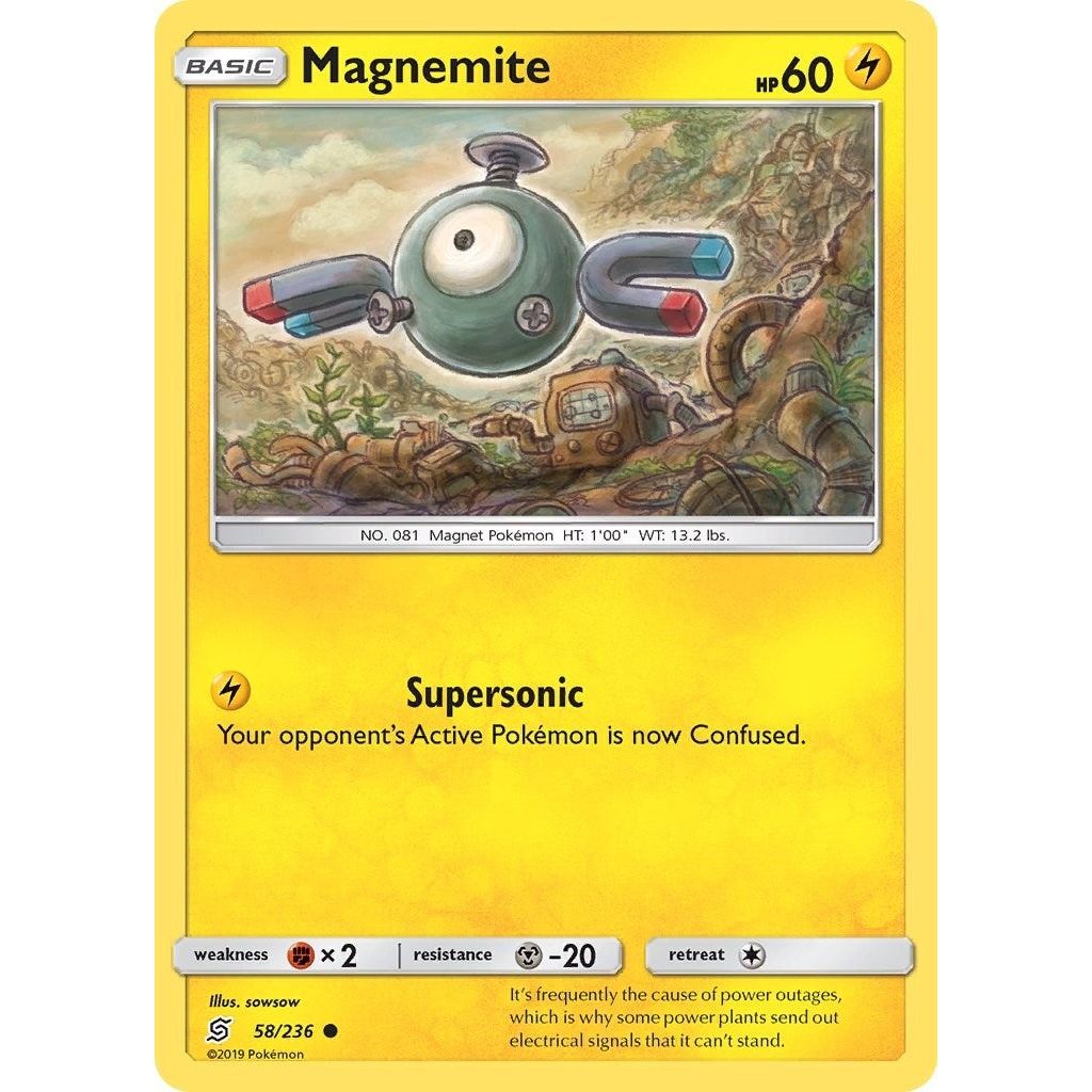Image for Magnemite (58/236) (SM11) - Pokemon