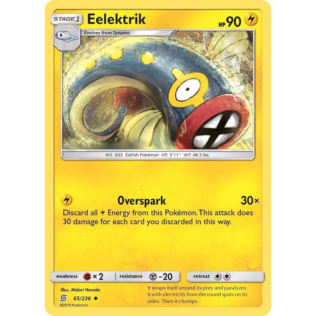 Image for Eelektrik (65/236) (SM11) - Pokemon