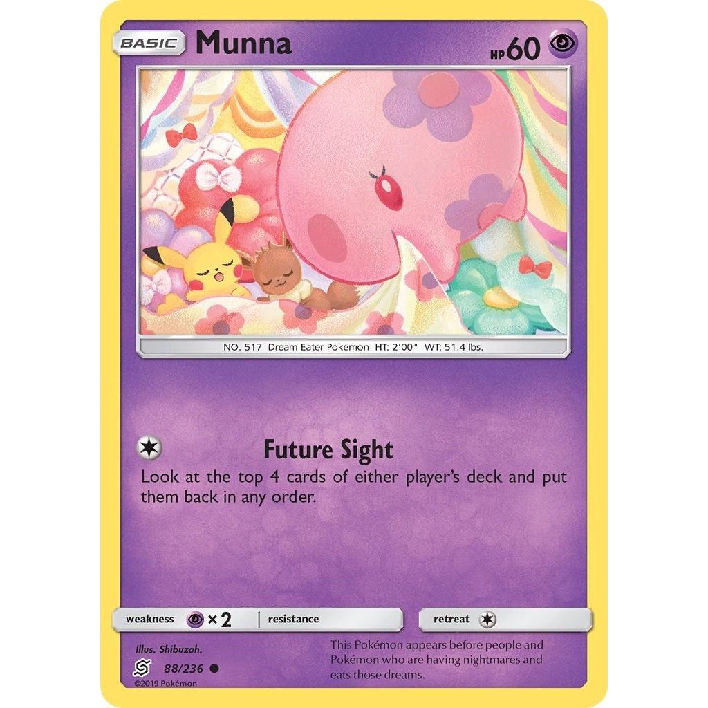 Image for Munna (88/236) (SM11) - Pokemon