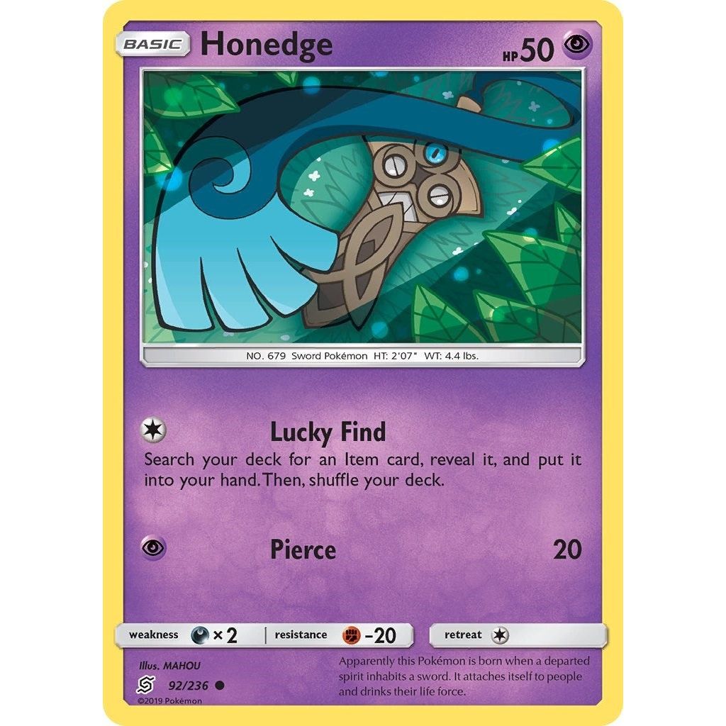 Image for Honedge (92) (92/236) (SM11) - Pokemon