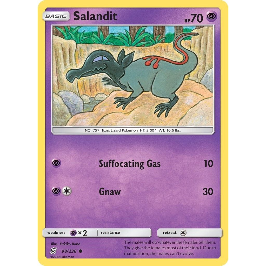 Image for Salandit (98) (98/236) (SM11) - Pokemon