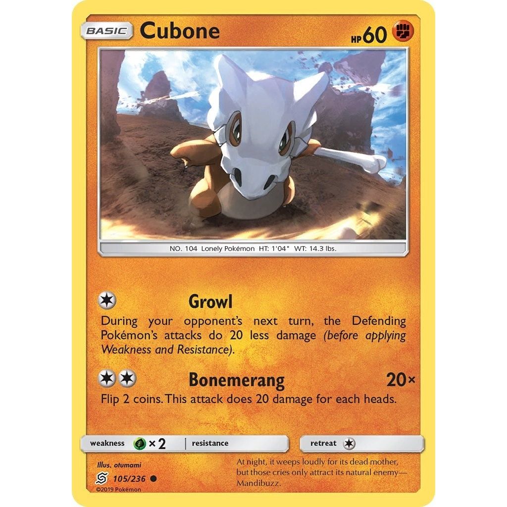 Image for Cubone (105/236) (SM11) - Pokemon