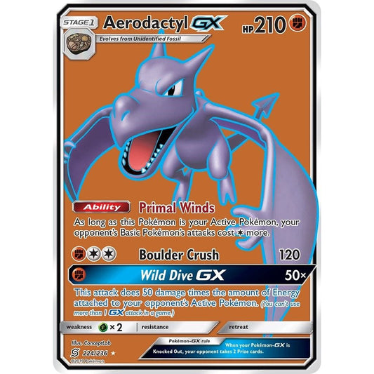 Image for Aerodactyl GX (Full Art) (224/236) (SM11) - Pokemon