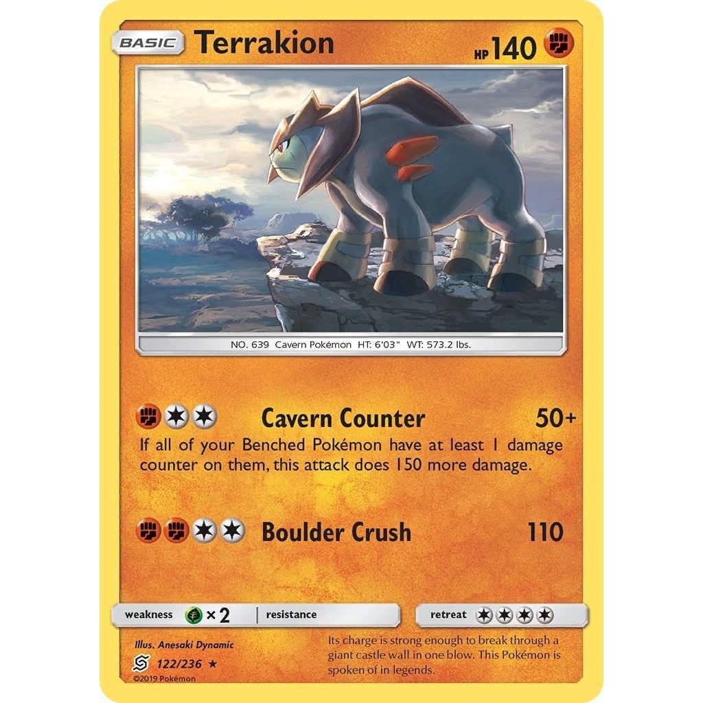 Image for Terrakion (122/236) (SM11) - Pokemon