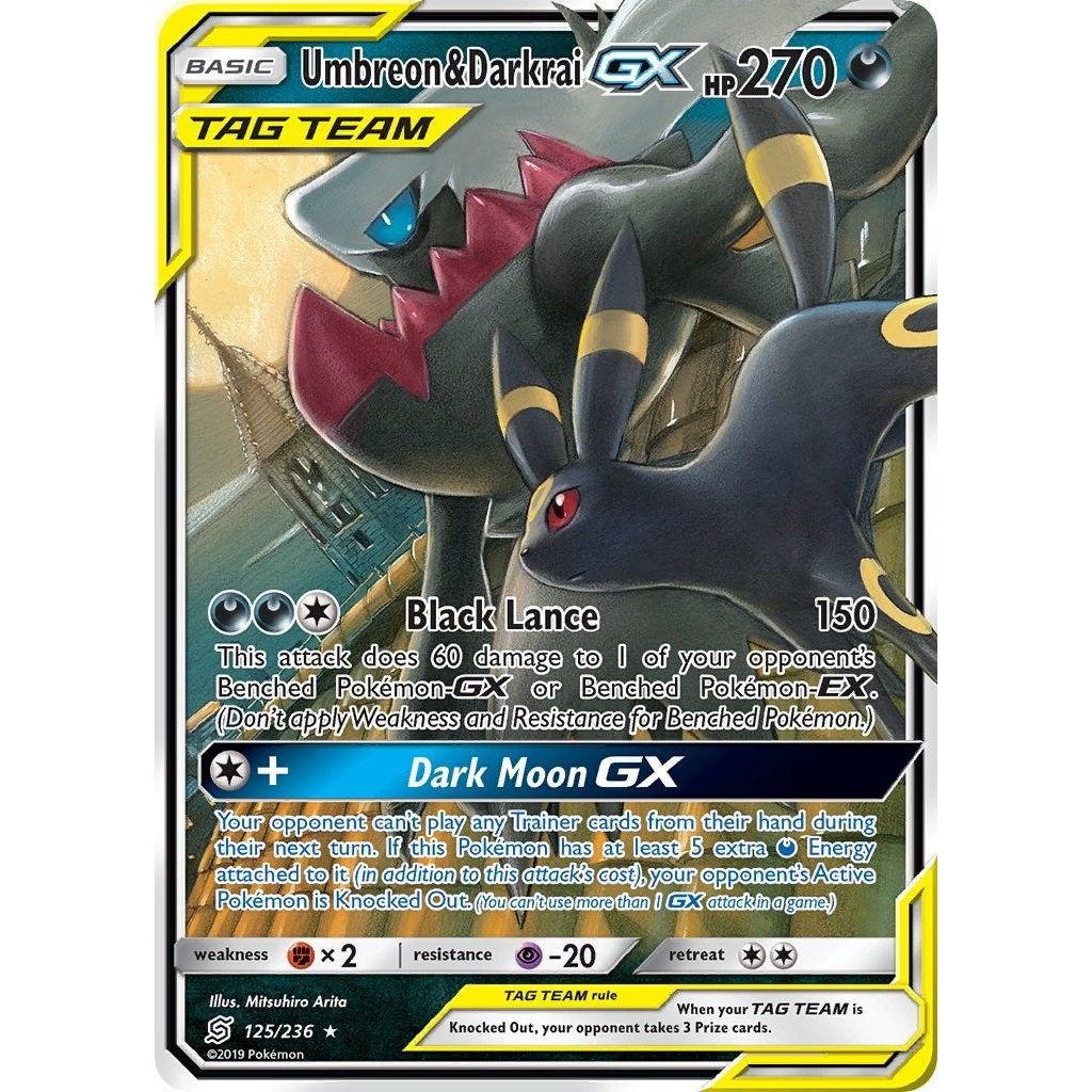 Image for Umbreon & Darkrai GX (125/236) (SM11) - Pokemon