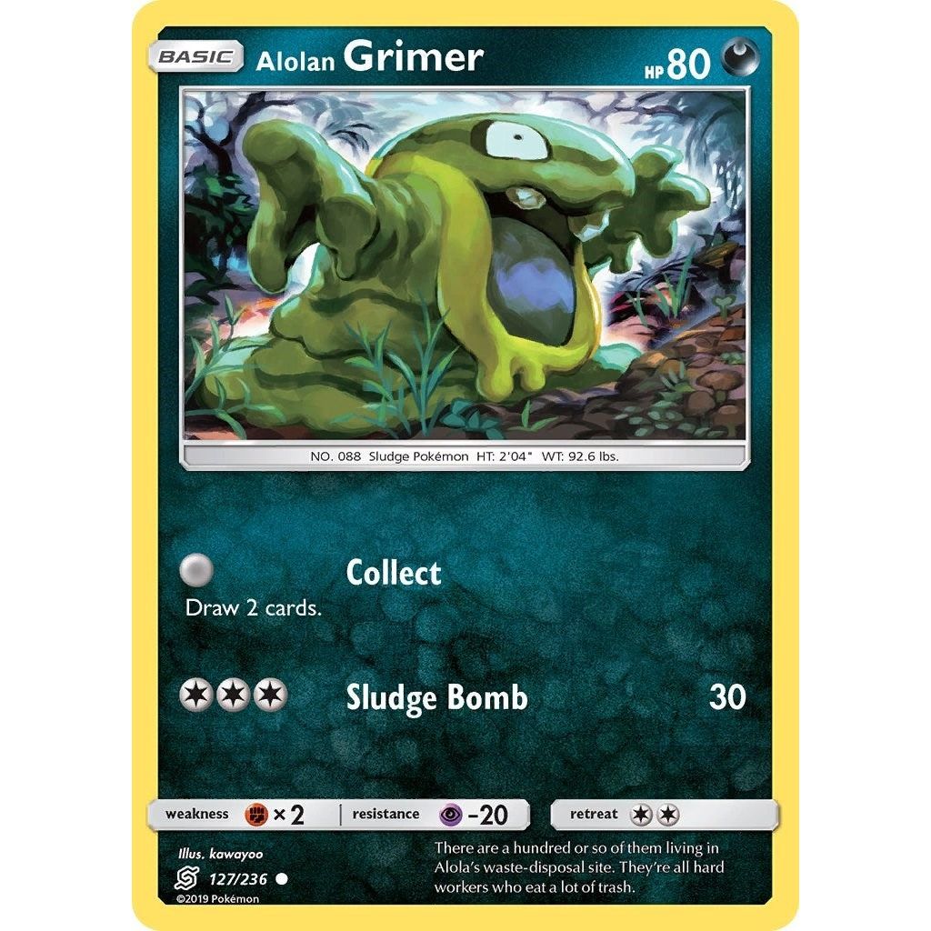 Image for Alolan Grimer (127/236) (SM11) - Pokemon