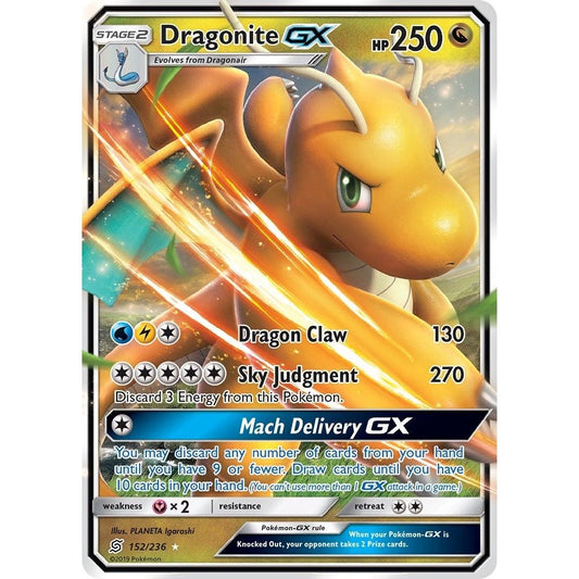 Image for Dragonite GX (152/236) (SM11) - Pokemon