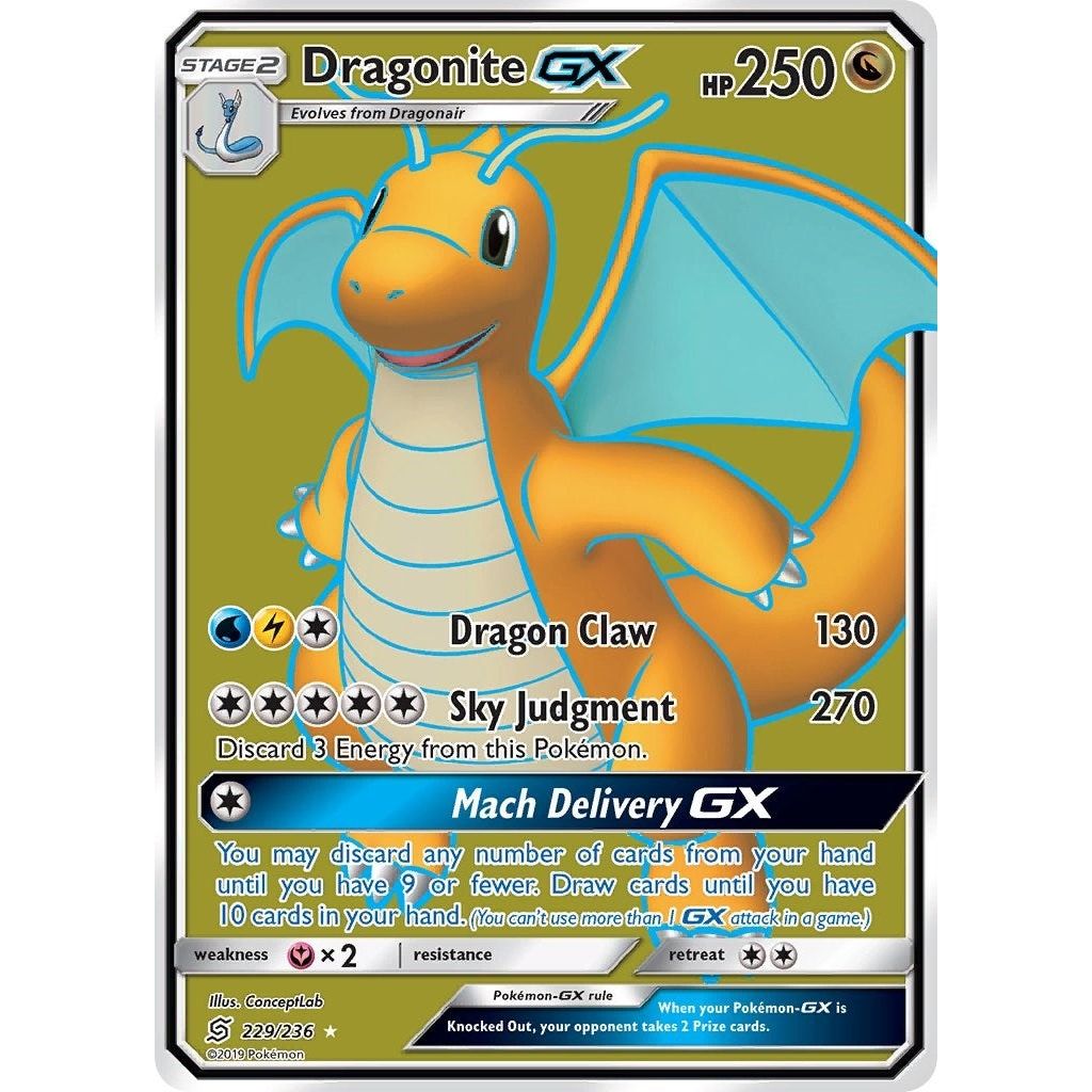 Image for Dragonite GX (Full Art) (229/236) (SM11) - Pokemon