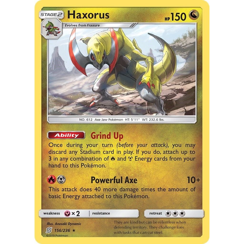Image for Haxorus (156/236) (SM11) - Pokemon