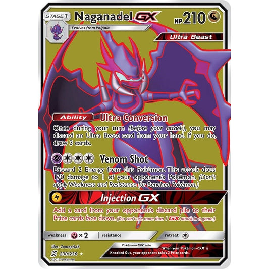 Image for Naganadel GX (Full Art) (230/236) (SM11) - Pokemon